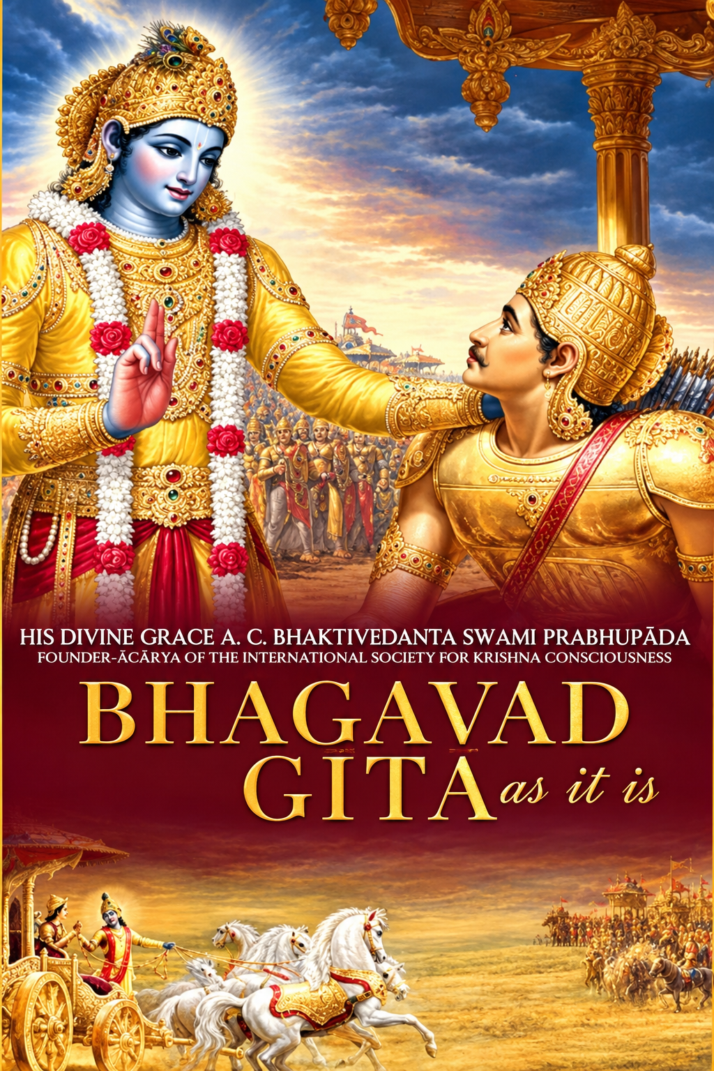 Bhagavad Gita As It Is (Large, Hard Cover)